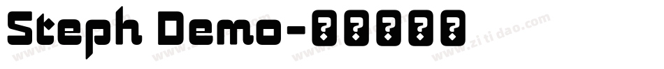 Steph Demo字体转换
